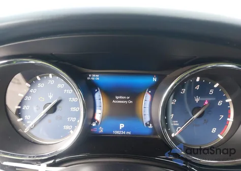 2017 Maserati Quattroporte S Granlusso из США, поврежденный, VIN ZAM56RPL4H1244891